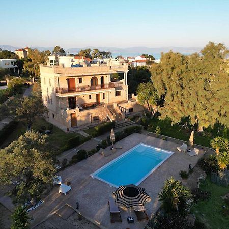 Seaside "Stone & Light Villa Ii" Close To Aegina City Khloi Exterior foto
